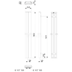 Carme Designradiator | 24,5x180 Cm Donkergrijs 526 Watt Aluminium Centrale Verwarming -Badkamer Verkoopwinkel carme designradiator 245x180 cm donkergrijs 526 watt aluminium centrale verwarming dr62 0218rdt 6