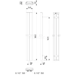 Carme Designradiator | 24,5x180 Cm Lichtgrijs 526 Watt Aluminium Centrale Verwarming -Badkamer Verkoopwinkel carme designradiator 245x180 cm lichtgrijs 526 watt aluminium centrale verwarming dr62 0218rlt 6
