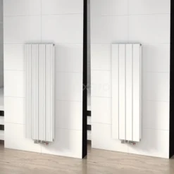 Ceres Designradiator | 37,5x120 Cm Hoogglans Wit 1285 Watt Aluminium Centrale Verwarming