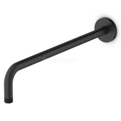 Douchearm Radius Black, Wandmontage, Zwart