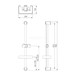 Doucheset Met Thermostaatkraan Balance Chrome, Chroom -Badkamer Verkoopwinkel doucheset met thermostaatkraan balance chrome chroom dsa 0302 00001 6