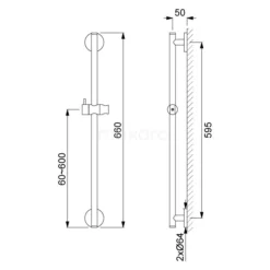 Doucheset Radius Chrome, Eéngreeps Mengkraan, Chroom -Badkamer Verkoopwinkel doucheset radius chrome eengreeps mengkraan chroom dsa 5502 00003 5