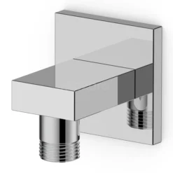Doucheslang Aansluiting Cubic Chrome, Wandmontage, Chroom