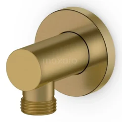 Doucheslang Aansluiting Radius Gold, Wandmontage, Goud