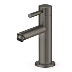 Fonteinkraan Radius Black Steel, Koudwaterkraan, Zwart Metaal