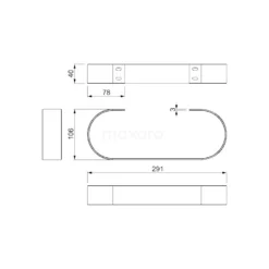 Handdoekbeugel Designradiator Mat Donkergrijs Metallic -Badkamer Verkoopwinkel handdoekbeugel designradiator mat donkergrijs metallic dra17rd 2