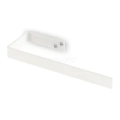 Handdoekbeugel Designradiator RVS Brushed Steel Mat Wit Recht