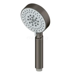 Handdouche Radius Black Steel, 5 Standen, Zwart Metaal
