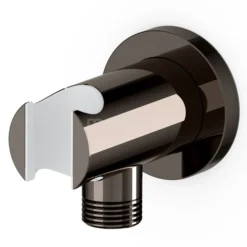 Handdouchehouder Radius Black Chrome, Wandmontage, Zwart Chroom