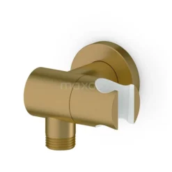 Handdouchehouder Radius Gold, Wandmontage, Verstelbaar, Goud