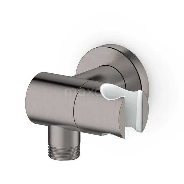 Handdouchehouder Radius Steel, Wandmontage, Verstelbaar, Rvs 1 Handdouchehouder Radius Steel, Wandmontage, Verstelbaar, Rvs