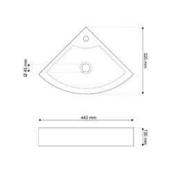 Hoekfontein WC Clasico Keramiek Wit Kraangat Met Kraangat Met Overloop -Badkamer Verkoopwinkel hoekfontein wc clasico keramiek wit kraangat met kraangat met overloop k110 1020 2