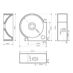 Hoekfontein WC Mintra Mineraalmarmer Glanzend Wit -Badkamer Verkoopwinkel hoekfontein wc mintra mineraalmarmer glanzend wit m110 1020 2