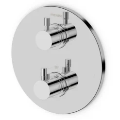 Inbouw Douchekraan Radius Chrome, Thermostatisch, Chroom