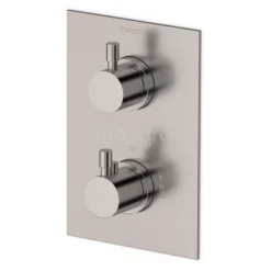 Inbouw Douchekraan Radius Steel, Thermostatisch, Rvs