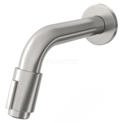 Inbouw Fonteinkraan Radius Steel, Koudwaterkraan, Rvs