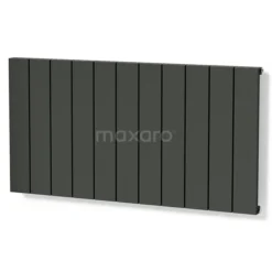 Jupiter Designradiator | 104x60 Cm Donkergrijs 1173 Watt Aluminium Centrale Verwarming