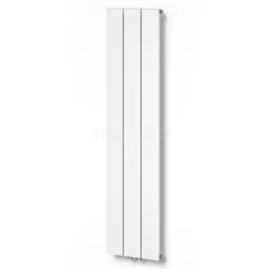 Jupiter Designradiator | 28x120 Cm Hoogglans Wit 525 Watt Aluminium Centrale Verwarming