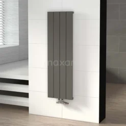 Jupiter Designradiator | 37,5x120 Cm Lichtgrijs 701 Watt Aluminium Centrale Verwarming