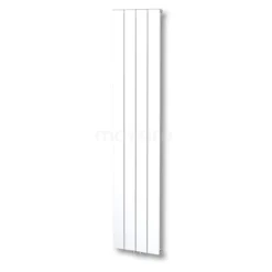 Jupiter Designradiator | 37,5x180 Cm Hoogglans Wit 1052 Watt Aluminium Centrale Verwarming