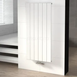 Jupiter Designradiator | 56,5x120 Cm Hoogglans Wit 1052 Watt Aluminium Centrale Verwarming