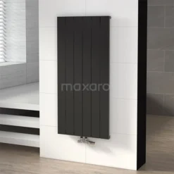 Jupiter Designradiator | 56,5x120 Cm Mat Zwart 1052 Watt Aluminium Centrale Verwarming