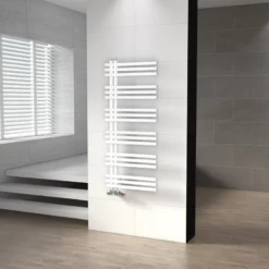 Kepler Handdoekradiator | 55x129,6 Cm Hoogglans Wit 1001 Watt Aluminium Centrale Verwarming -Badkamer Verkoopwinkel kepler handdoekradiator 55x1296 cm hoogglans wit 1001 watt aluminium centrale verwarming dr63 0513gwn 2