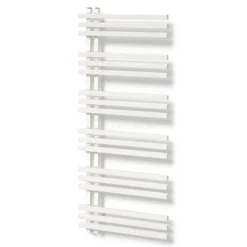 Kepler Handdoekradiator | 55x129,6 Cm Mat Wit 1001 Watt Aluminium Centrale Verwarming