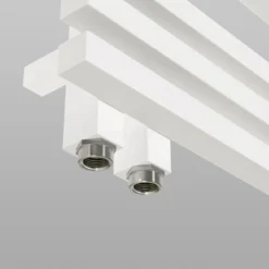 Kepler Handdoekradiator | 55x129,6 Cm Mat Wit 1001 Watt Aluminium Centrale Verwarming -Badkamer Verkoopwinkel kepler handdoekradiator 55x1296 cm mat wit 1001 watt aluminium centrale verwarming dr63 0513swn 3