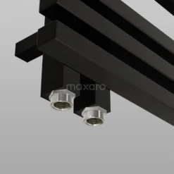 Kepler Handdoekradiator | 55x129,6 Cm Mat Zwart 1001 Watt Aluminium Centrale Verwarming -Badkamer Verkoopwinkel kepler handdoekradiator 55x1296 cm mat zwart 1001 watt aluminium centrale verwarming dr63 0513sbn 3