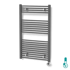 Mars Handdoekradiator Elektrisch | 60x110 Cm Donkergrijs 559 Watt Staal