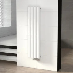 Neptune Designradiator | 29,7x120 Cm Hoogglans Wit 1176 Watt Aluminium Centrale Verwarming