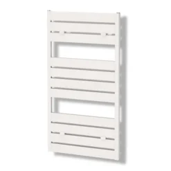 Pluto Handdoekradiator | 60x120 Cm Mat Wit 749 Watt Aluminium Centrale Verwarming