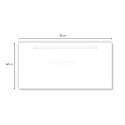 Primo Badkamerspiegel Met Ledverlichting | 120x60cm -Badkamer Verkoopwinkel primo badkamerspiegel met ledverlichting 120x60cm m31 1200 45505 4