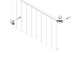 Radiatorkraan Thermostatisch Dubbel Haaks Rechtshandig Met Voetventiel Mat Zwart-Mat Zwart -Badkamer Verkoopwinkel radiatorkraan thermostatisch dubbel haaks rechtshandig met voetventiel mat zwart mat zwart drk11mb mb 4