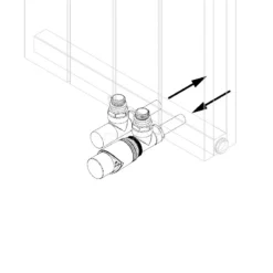 Radiatorkraan Thermostatisch Enkel Haaks Met Voetventiel Mat Zwart-Mat Zwart -Badkamer Verkoopwinkel radiatorkraan thermostatisch enkel haaks met voetventiel mat zwart mat zwart drk14mb mb 2