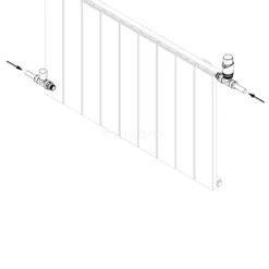 Radiatorkraan Thermostatisch Rechte Aansluiting Met Voetventiel Chroom-Chroom -Badkamer Verkoopwinkel radiatorkraan thermostatisch rechte aansluiting met voetventiel chroom chroom drk13gc gc 4