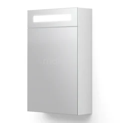 Spiegelkast Met Verlichting Filo 40x62,5cm Hoogglans Wit