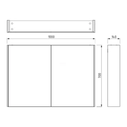 Spiegelkast Met Verlichting Modulo 100x70cm Eiken -Badkamer Verkoopwinkel spiegelkast met verlichting modulo 100x70cm eiken k99 1000 59009 32 5