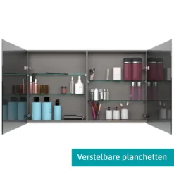 Spiegelkast Met Verlichting Modulo 120x70cm Lichtbruin Eiken -Badkamer Verkoopwinkel spiegelkast met verlichting modulo 120x70cm lichtbruin eiken k99 1200 59009 34 2