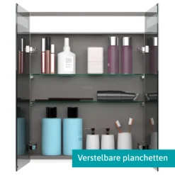 Spiegelkast Met Verlichting Modulo 60x70cm Lichtbruin Eiken 7 Spiegelkast Met Verlichting Modulo 60x70cm Lichtbruin Eiken -Badkamer Verkoopwinkel spiegelkast met verlichting modulo 60x70cm lichtbruin eiken k99 0600 59008 34 2