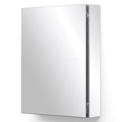 Spiegelkast Mio 50x66cm Aluminium 1 Deur