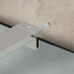 Spiegelverlichting L115 LED 50cm Zwart -Badkamer Verkoopwinkel spiegelverlichting l115 led 50cm zwart l115 7244 3