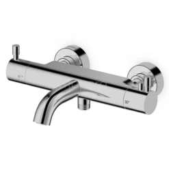 Thermostatische Badkraan Radius Chrome, Chroom
