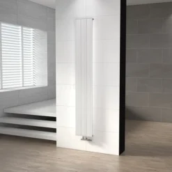 Uranus Designradiator | 28x180 Cm Mat Wit 899 Watt Aluminium Centrale Verwarming