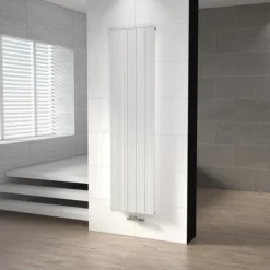 Uranus Designradiator | 47x180 Cm Mat Wit 1499 Watt Aluminium Centrale Verwarming