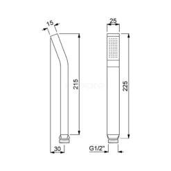 Vrijstaande Badkraan Met Handdouche Cubic Chrome, Eéngreeps Mengkraan, Chroom 11 Vrijstaande Badkraan Met Handdouche Cubic Chrome, Eéngreeps Mengkraan, Chroom -Badkamer Verkoopwinkel vrijstaande badkraan met handdouche cubic chrome eengreeps mengkraan chroom bsg 3303 00002 4