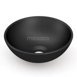 Waskom Clasico Keramiek Mat Zwart 28x10,5cm Rond