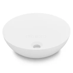Waskom Mintra Solid Surface Thin Mat Wit 40x14 Rond