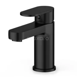 Wastafelkraan Balance Black, Eéngreeps Mengkraan, Zwart